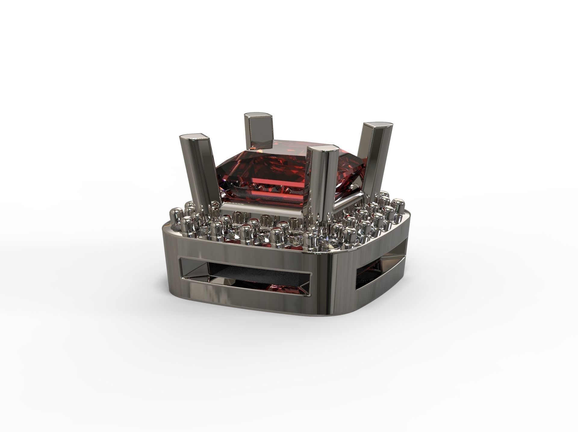 Jewelry pendant 3D print model_6