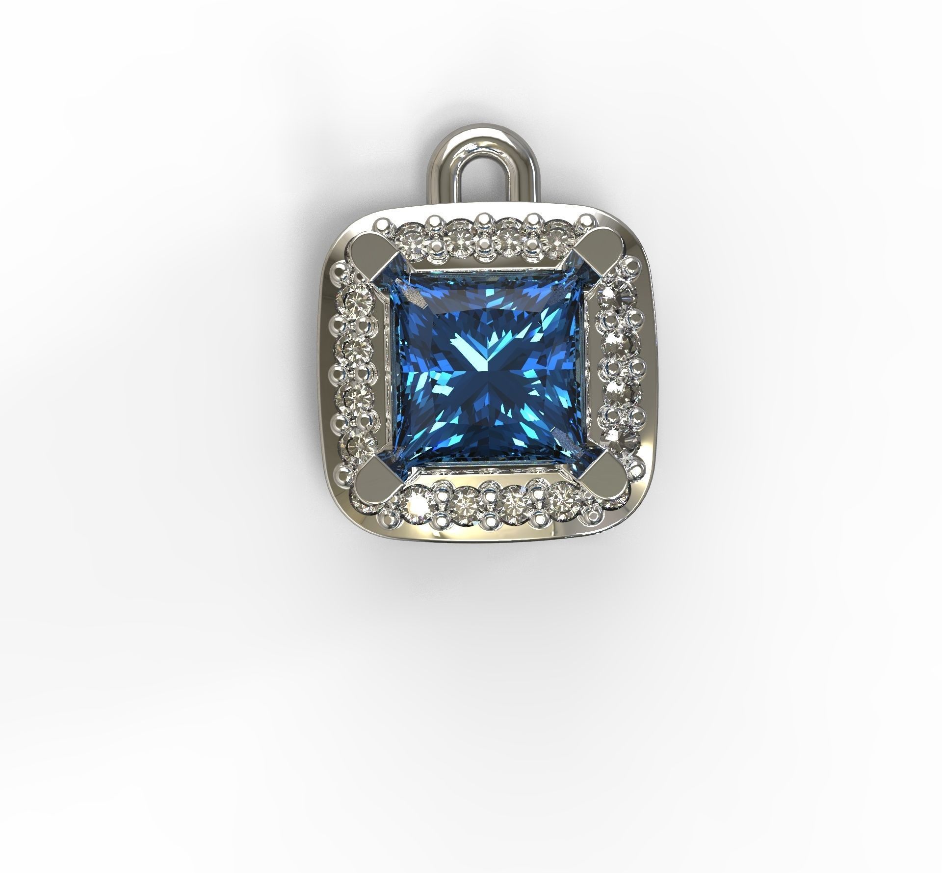 Jewelry pendant 3D print model_2