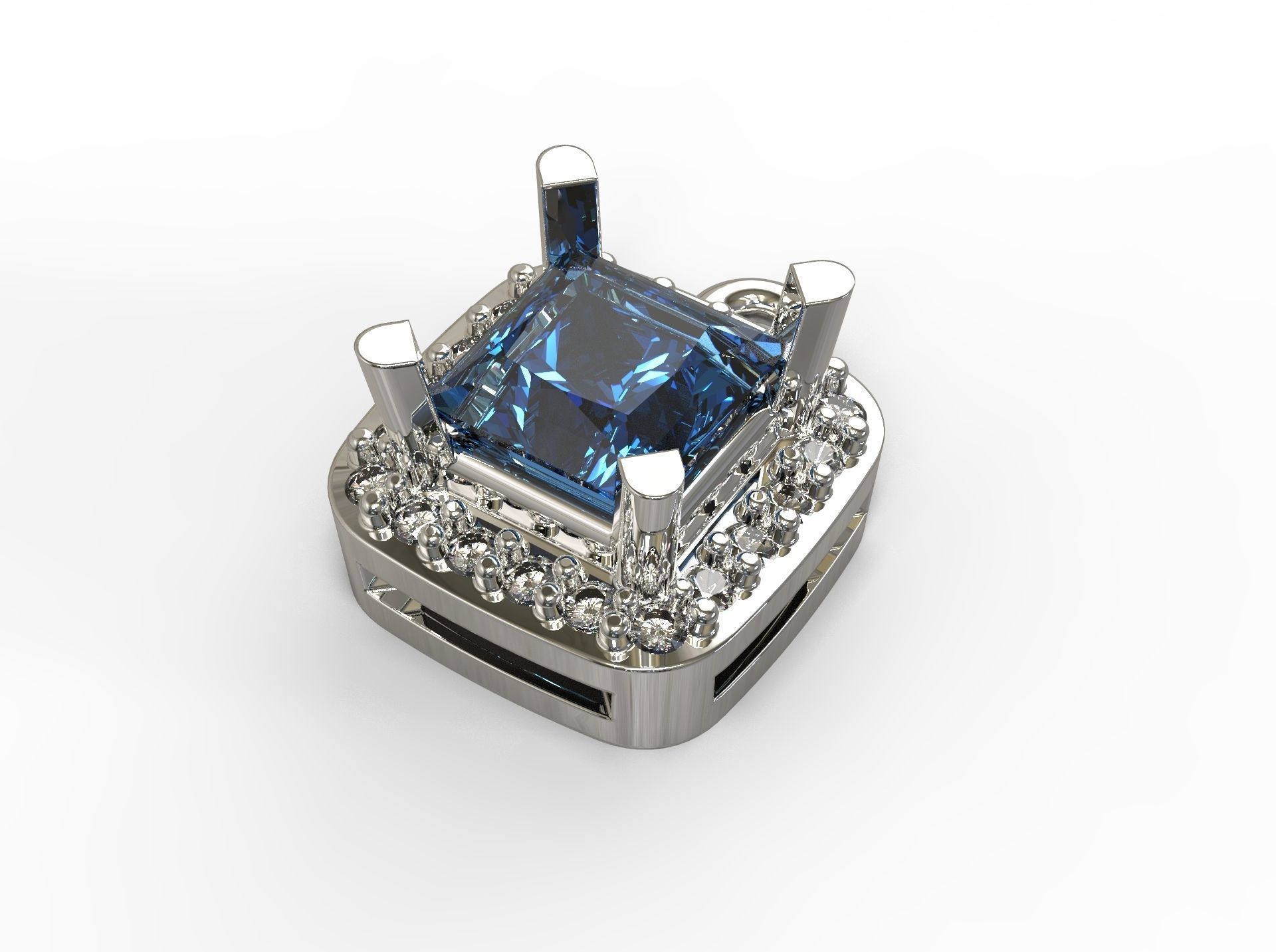 Jewelry pendant 3D print model_1