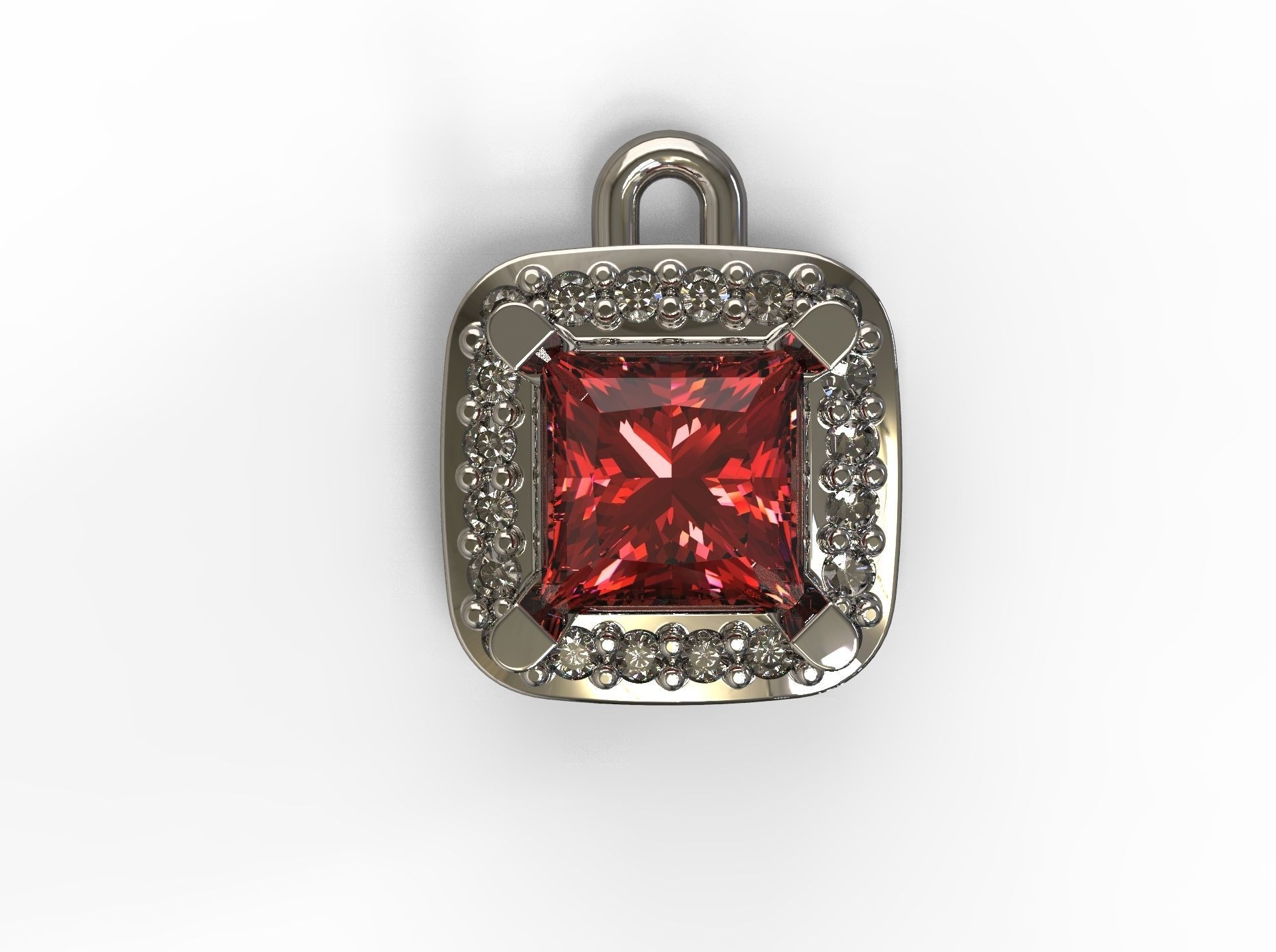 Jewelry pendant 3D print model_5