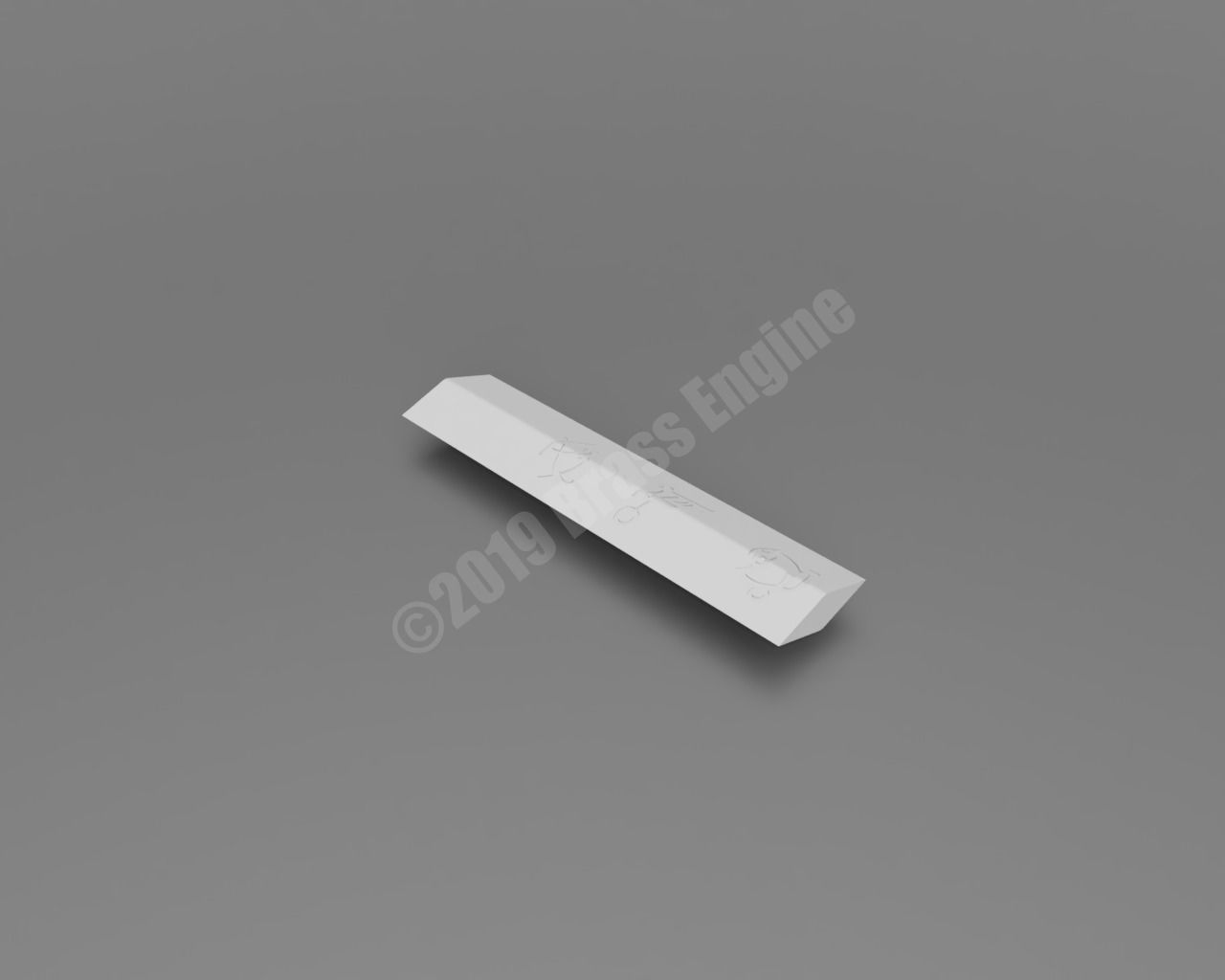 Shadowhunters - Clary Fray Kindjal Dagger II - 3D Printable 3D print model_7