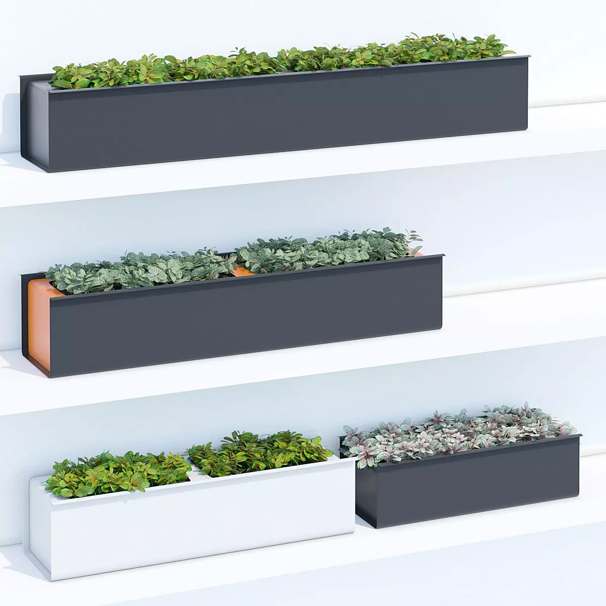 Sunset three 3D model_0