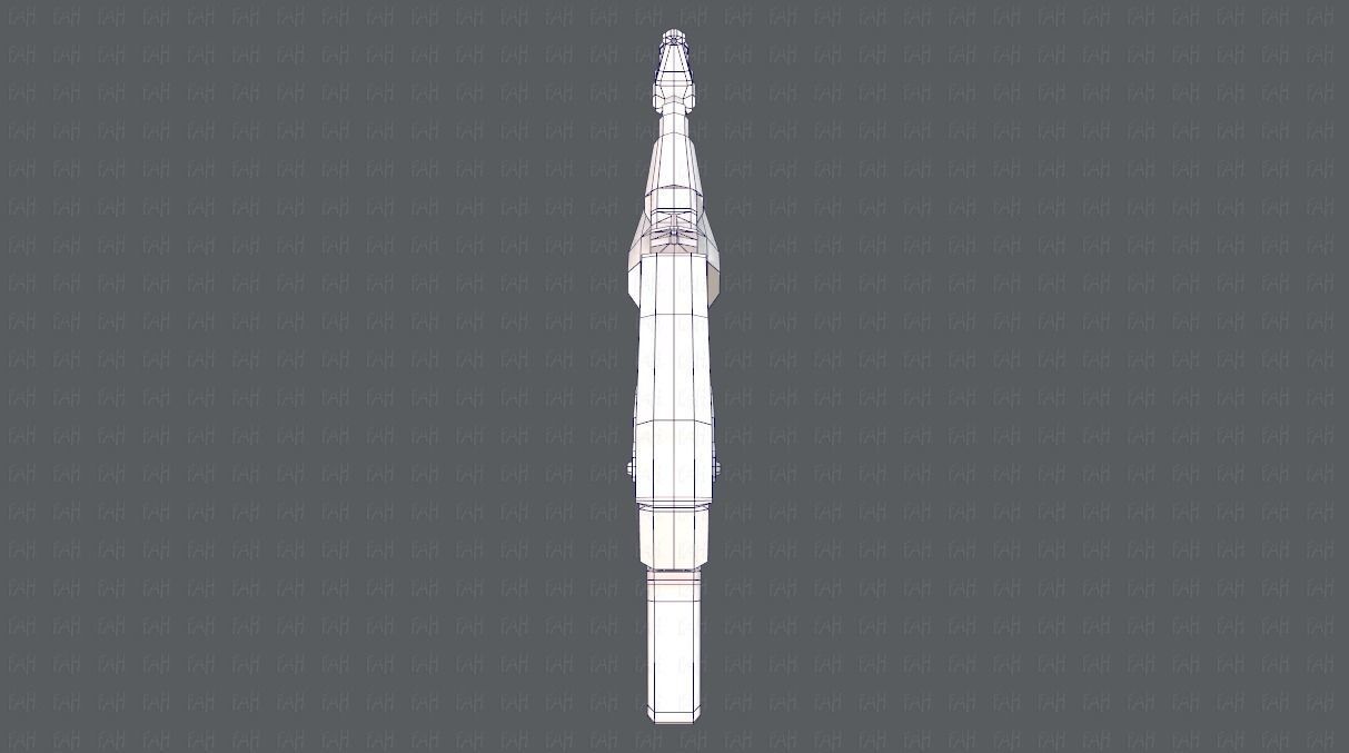 Gun 02 Low-poly 3D model_25