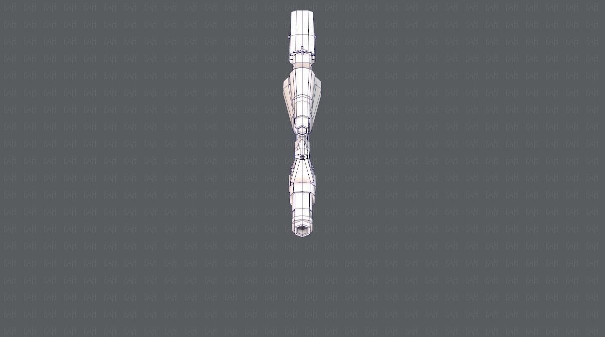 Gun 02 Low-poly 3D model_29