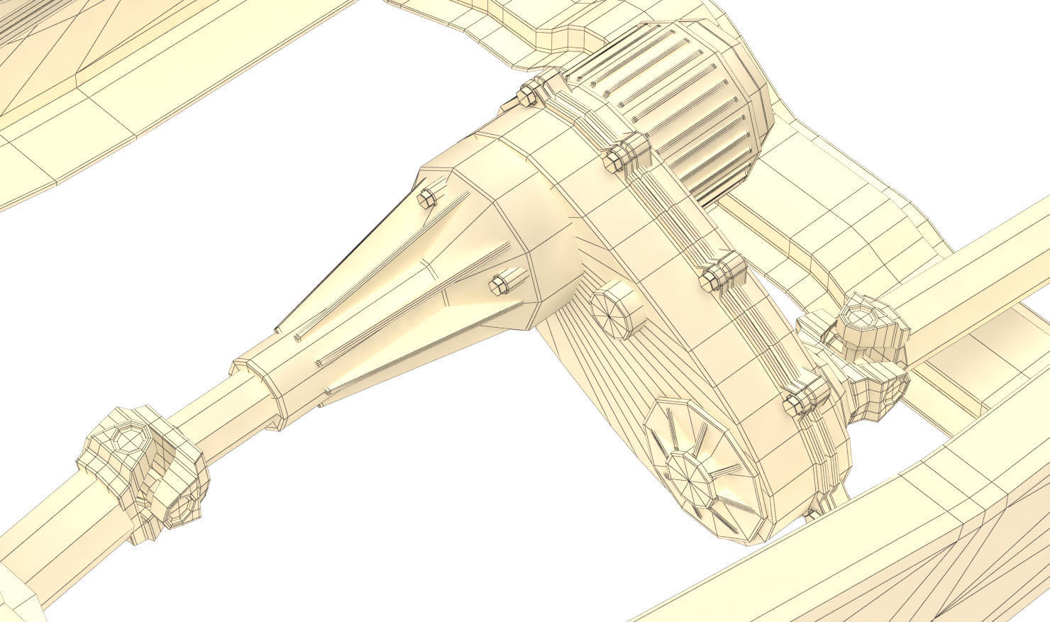 PICKUP TRUCK CHASSIS 4WD 3D model_18