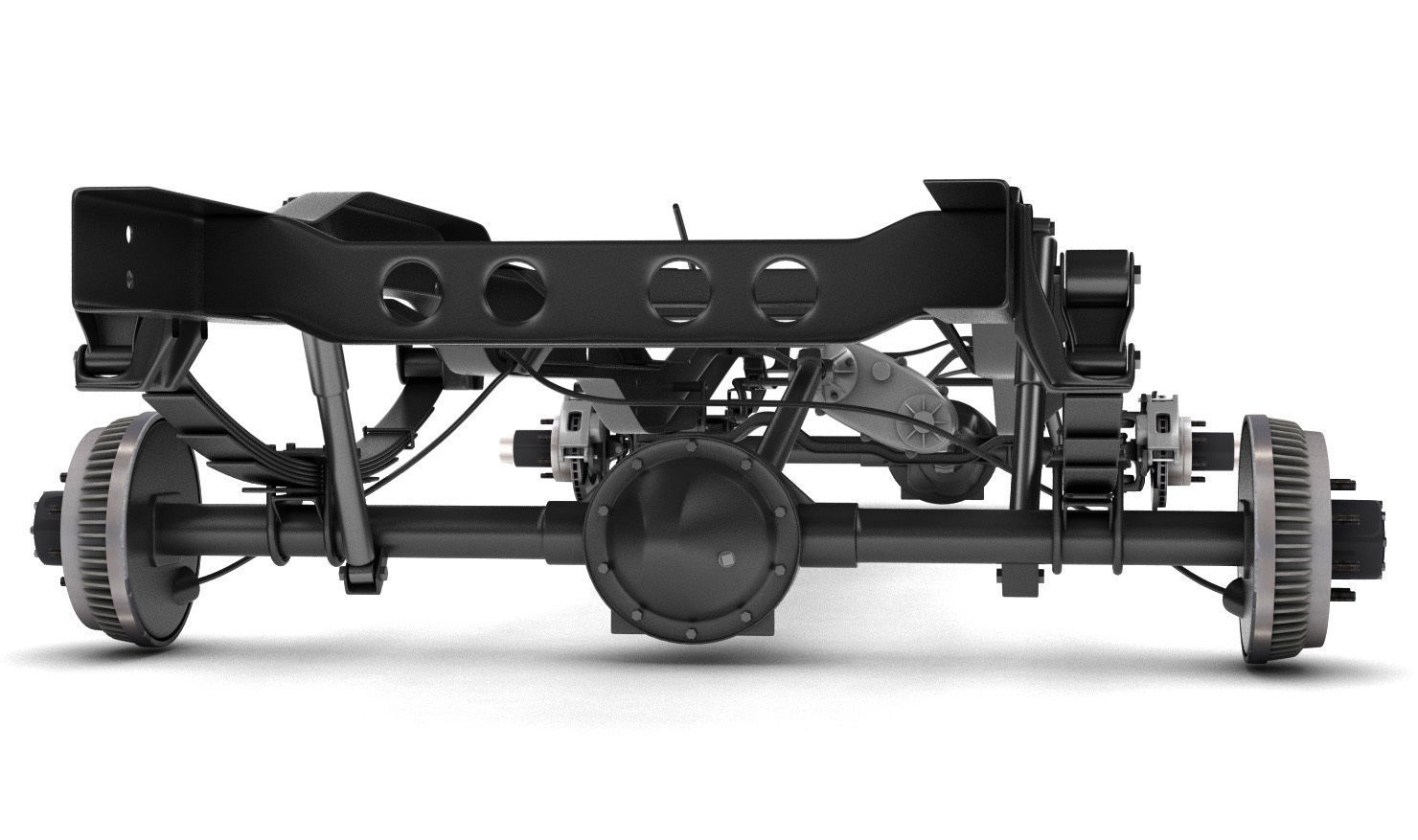 PICKUP TRUCK CHASSIS 4WD 3D model_7