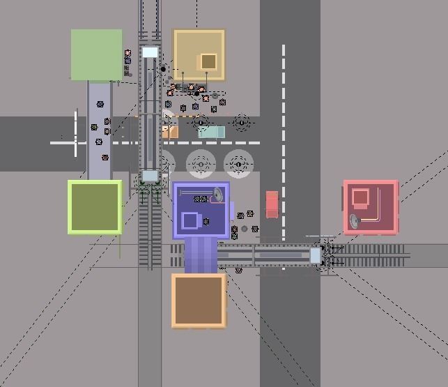 City Lowpoly polyplanet Low-poly 3D model_2