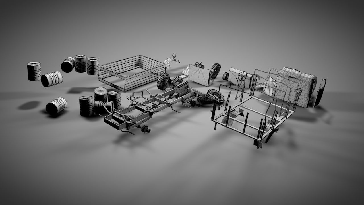 Rusty Truck 3D model_13