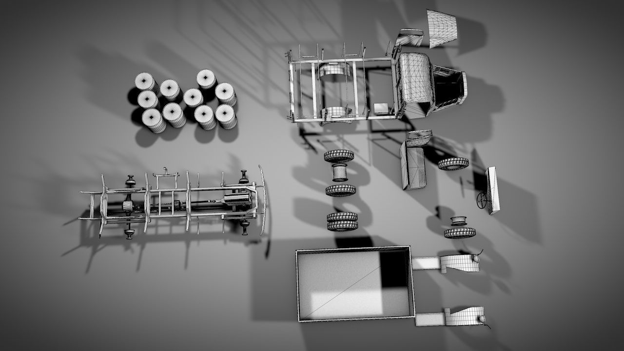 Rusty Truck 3D model_12