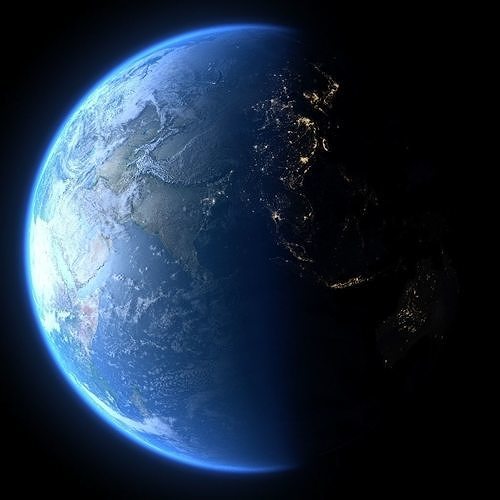 Earth  in June 3D model