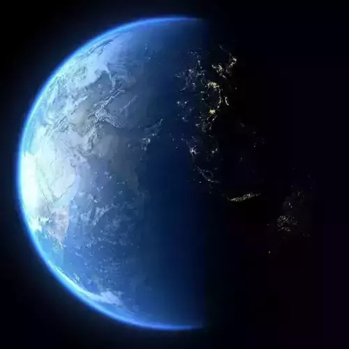 Earth in June 3D model