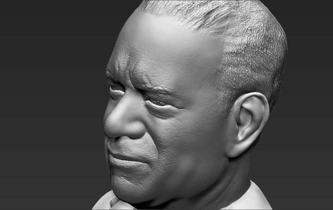 Tom Hanks bust 3D printing ready stl obj formats 3D print model_25