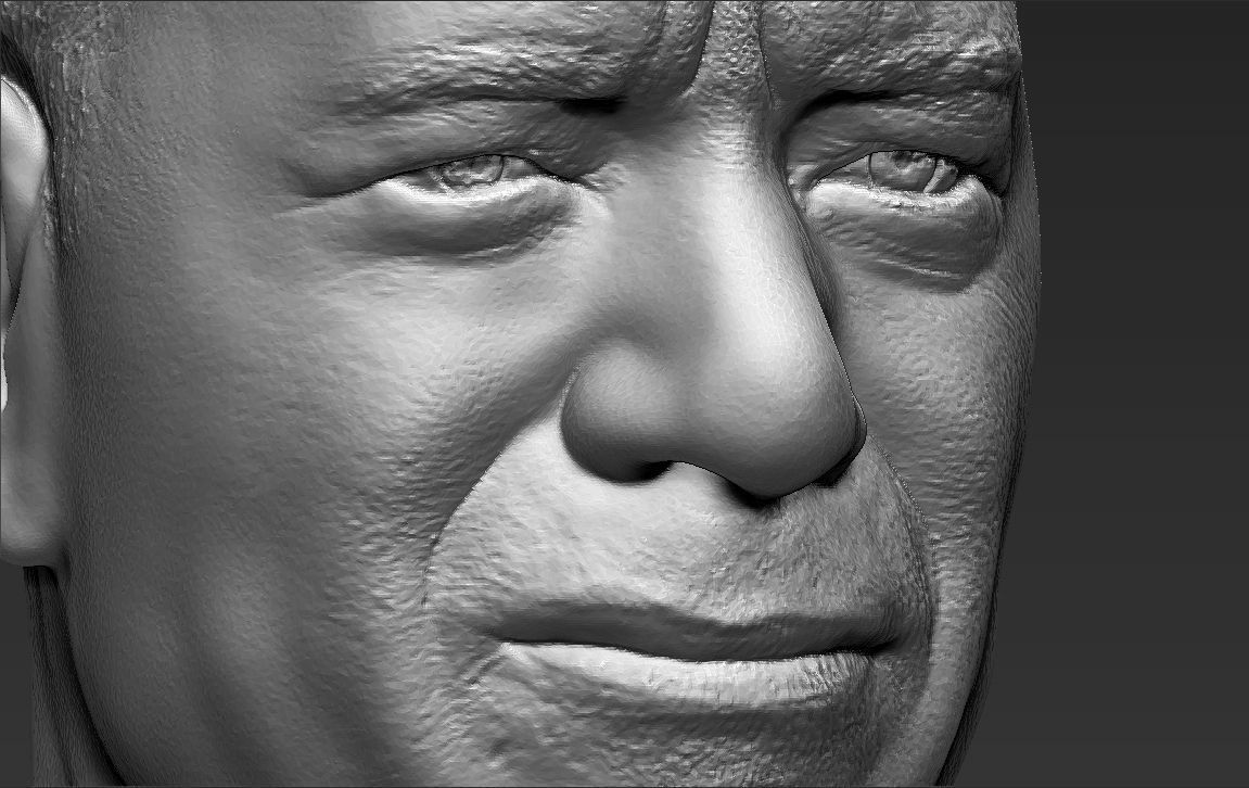Tom Hanks bust 3D printing ready stl obj formats 3D print model_28