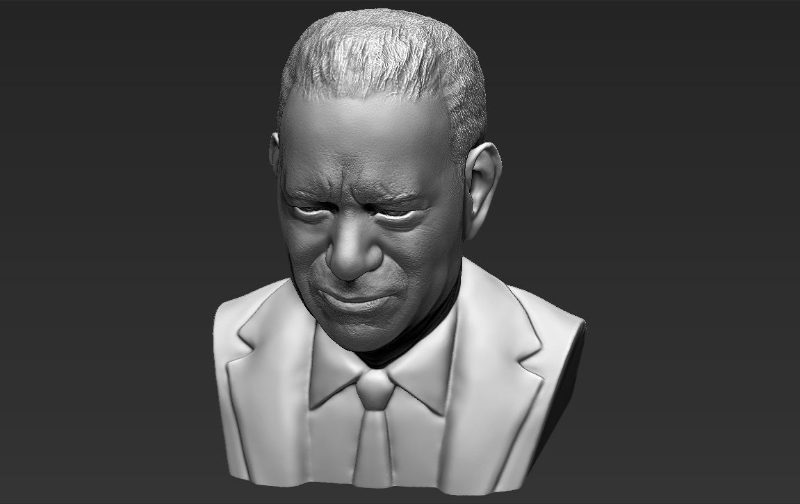Tom Hanks bust 3D printing ready stl obj formats 3D print model_15
