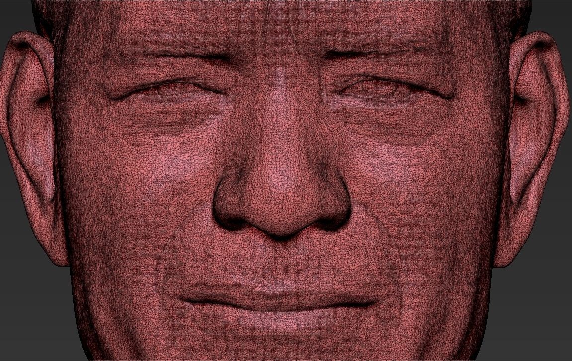 Tom Hanks bust 3D printing ready stl obj formats 3D print model_30