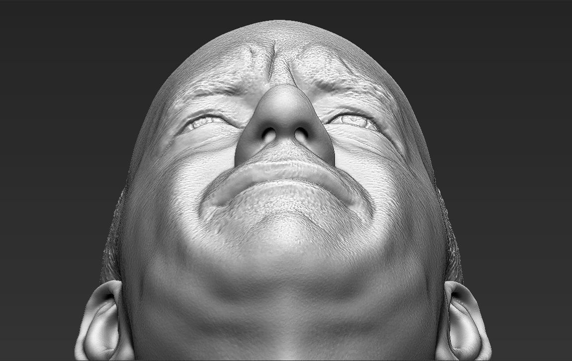 Tom Hanks bust 3D printing ready stl obj formats 3D print model_22