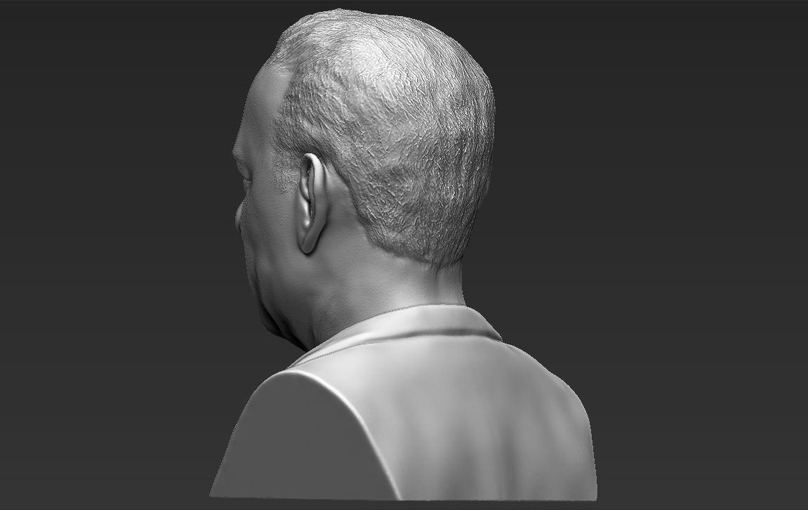 Tom Hanks bust 3D printing ready stl obj formats 3D print model_5