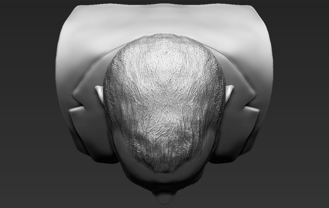 Tom Hanks bust 3D printing ready stl obj formats 3D print model_17