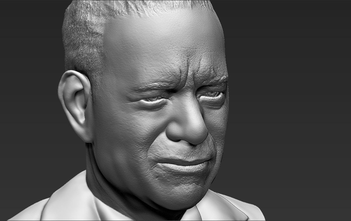Tom Hanks bust 3D printing ready stl obj formats 3D print model_26