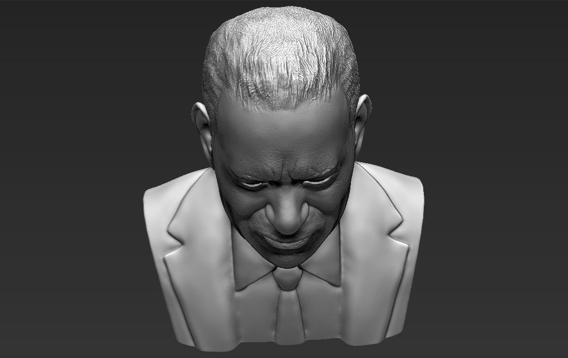 Tom Hanks bust 3D printing ready stl obj formats 3D print model_16