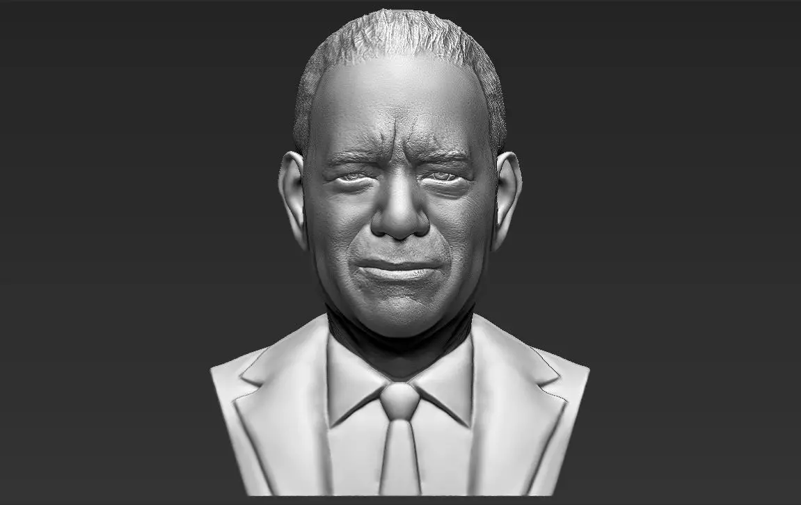 Tom Hanks bust 3D printing ready stl obj formats 3D print model_0