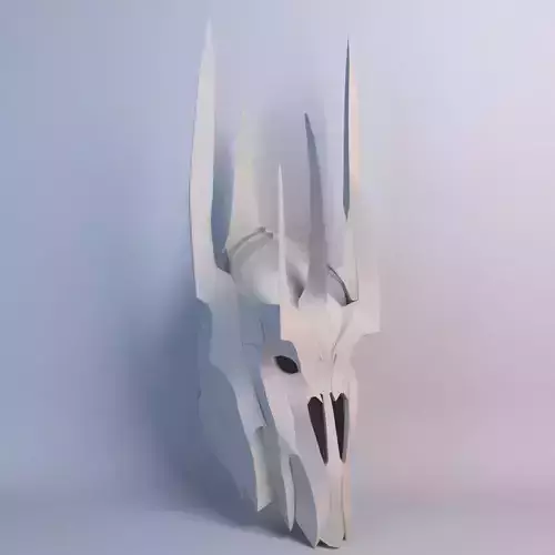Sauron Helmet Lowpoly Model