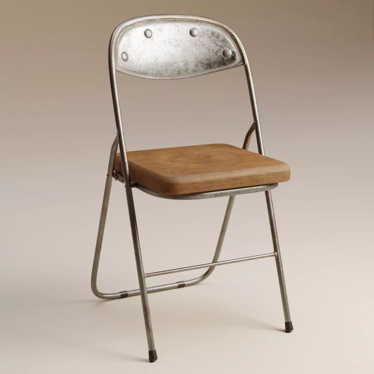 Folding chair 3D model_0
