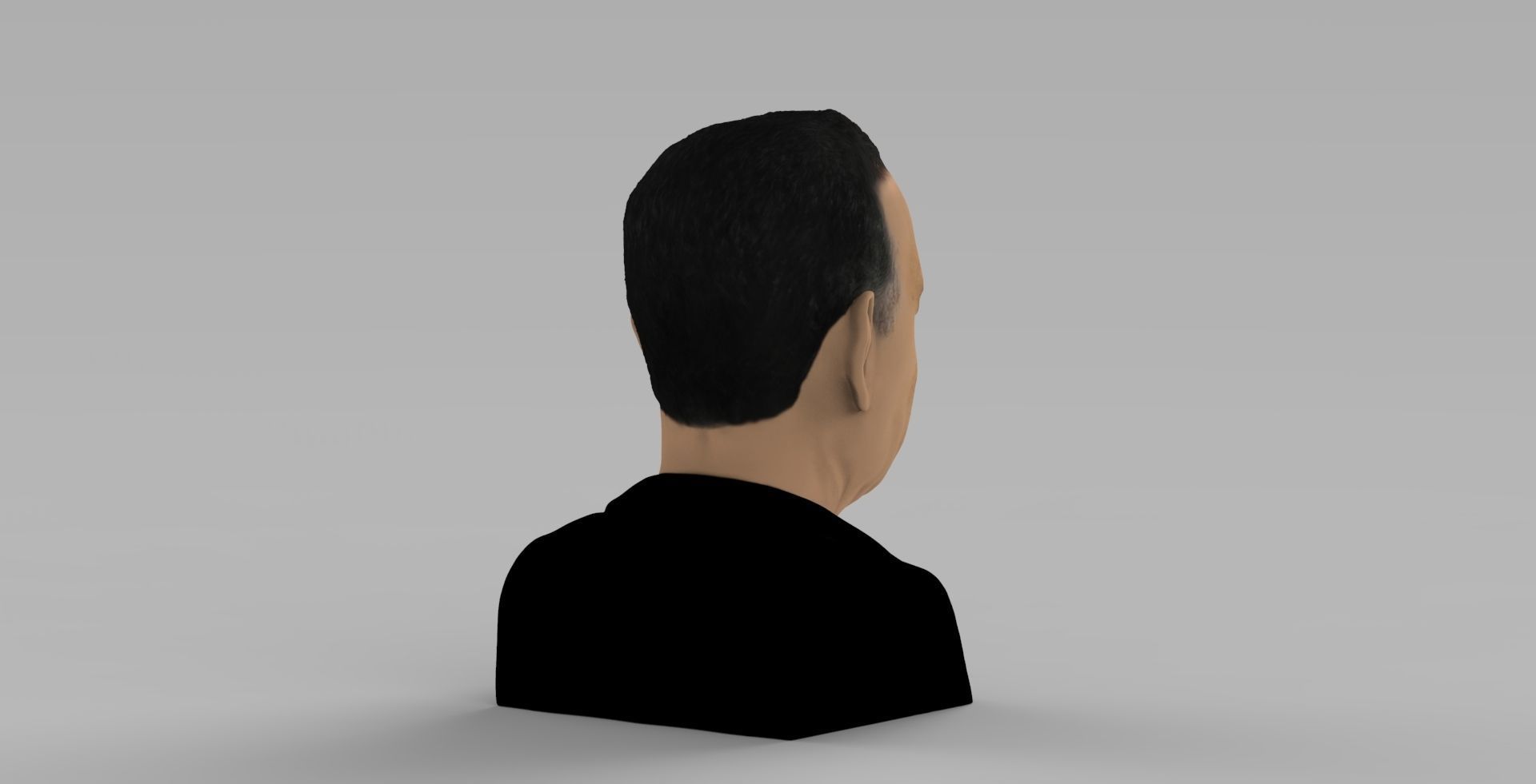 Tom Hanks bust ready for full color 3D printing 3D print model_7