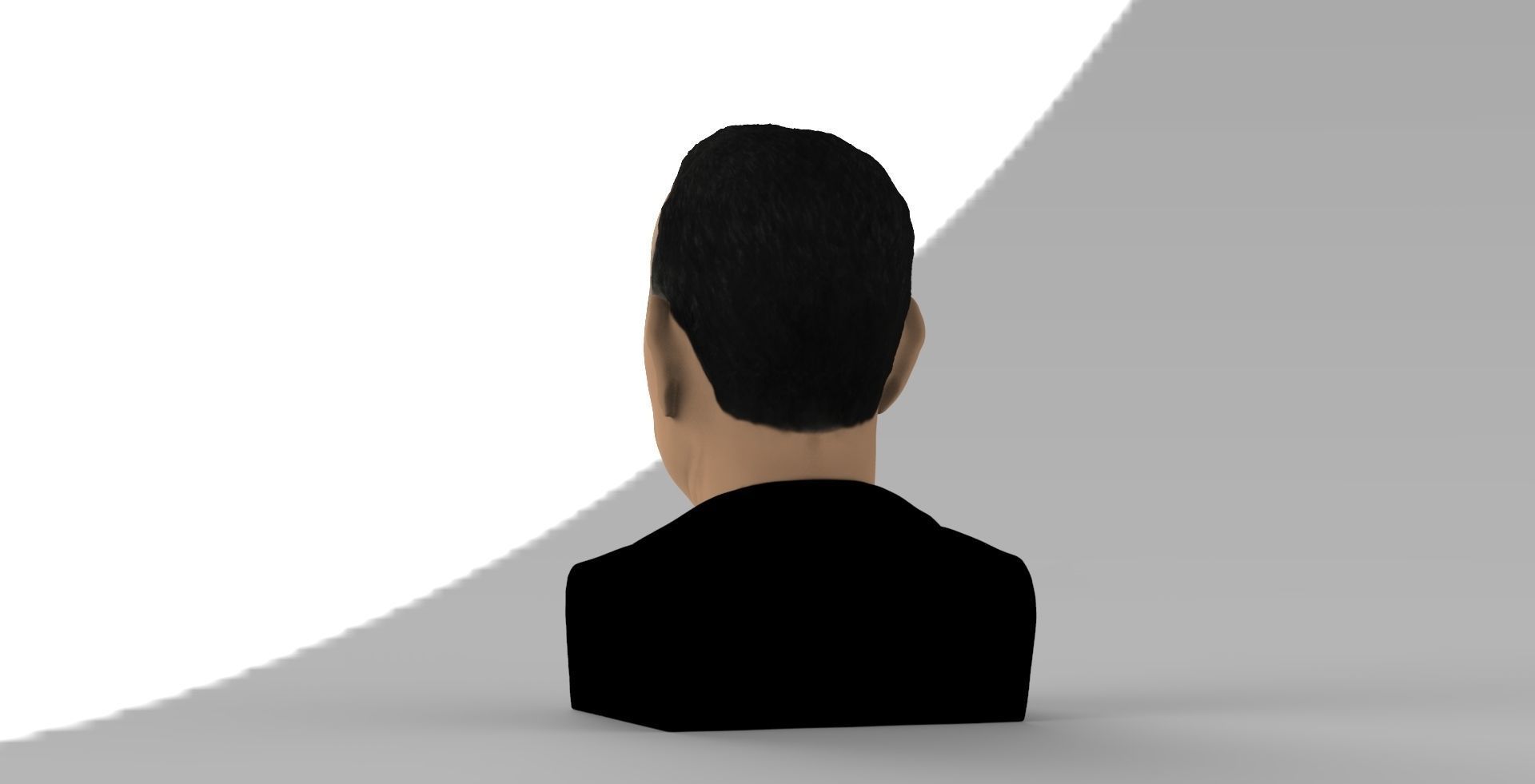 Tom Hanks bust ready for full color 3D printing 3D print model_5