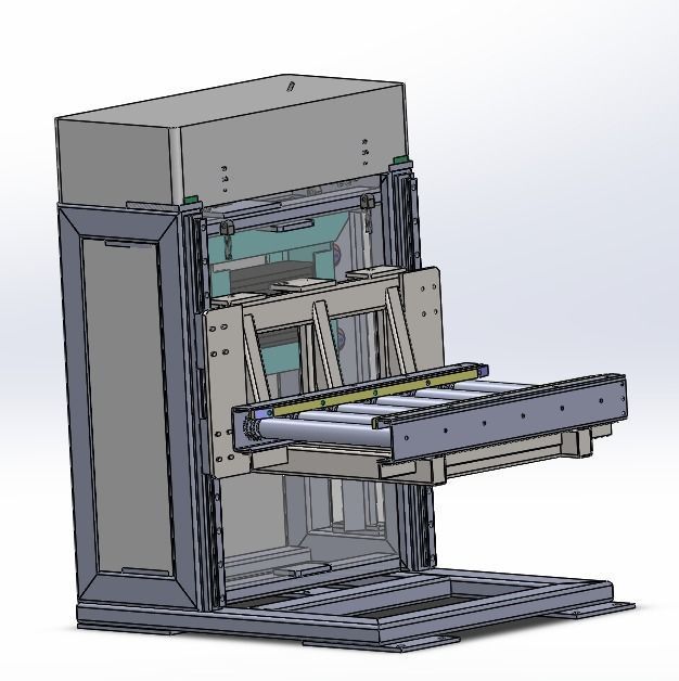 Electric elevator 3D model_6