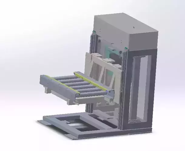 Electric elevator 3D model Electric elevator 3D model