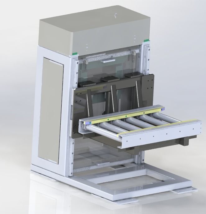 Electric elevator 3D model_7