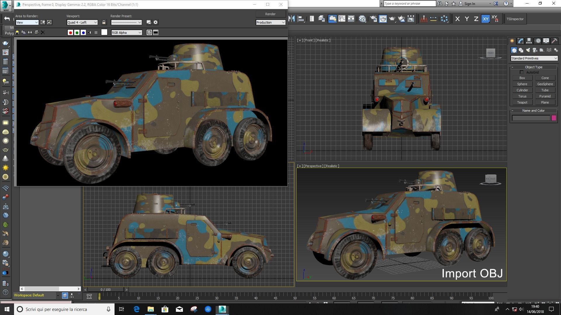 OA vz 30 Armoured Car Czechoslovak Mental Ray 3D model_30