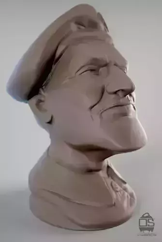 The Colonel - 3d print ready head