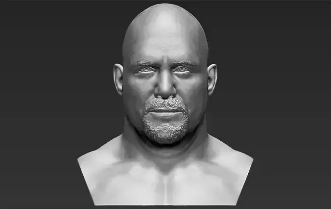 Stone Cold Steve Austin bust 3D printing ready stl obj formats 3D print model