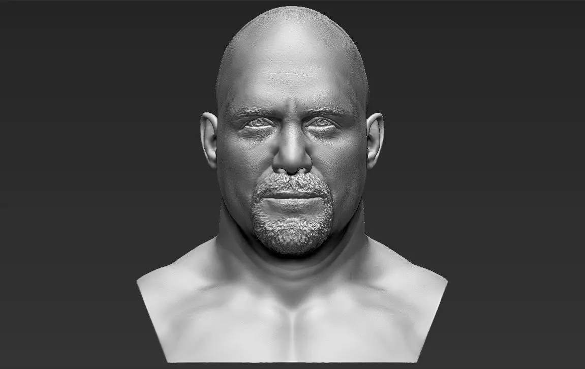 Stone Cold Steve Austin bust 3D printing ready stl obj formats 3D print model_0