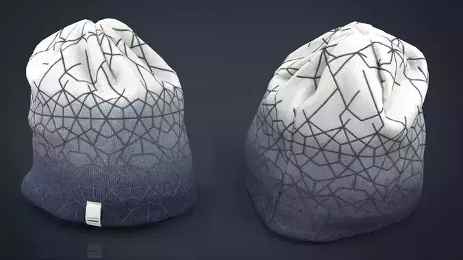 Winter Hat 4 Low-poly 3D model