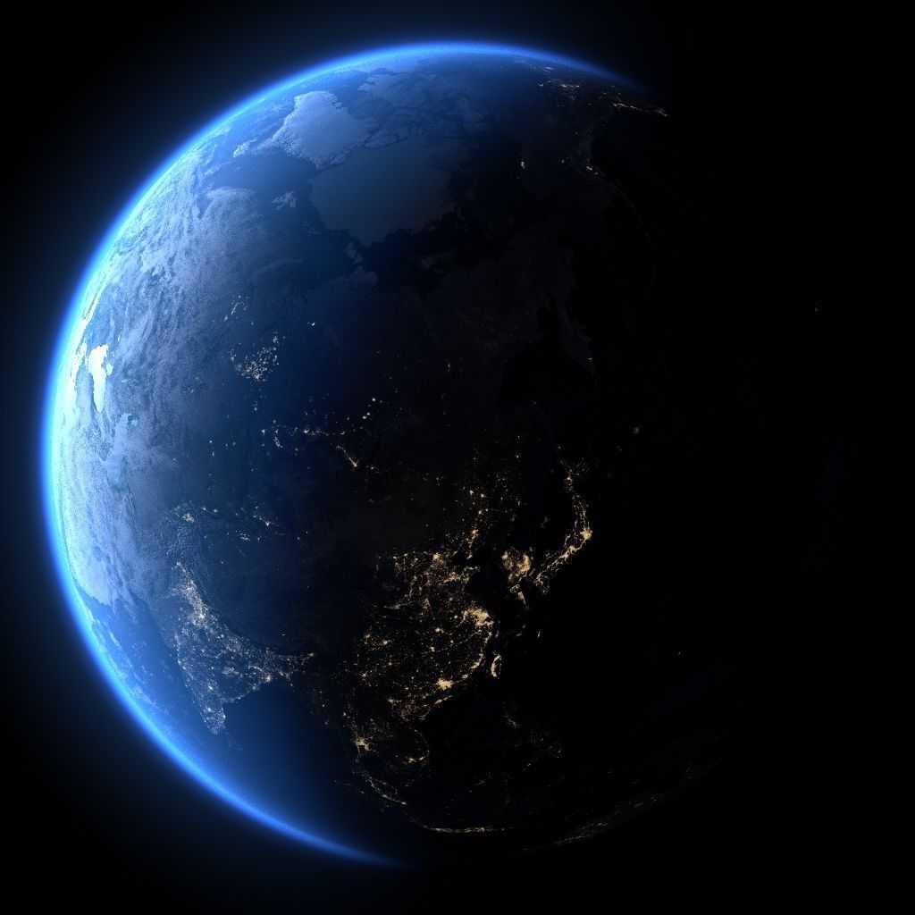 Earth in March 3D model_3