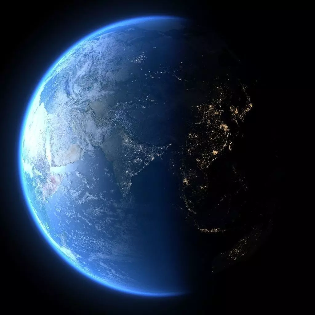 Earth in March 3D model_0