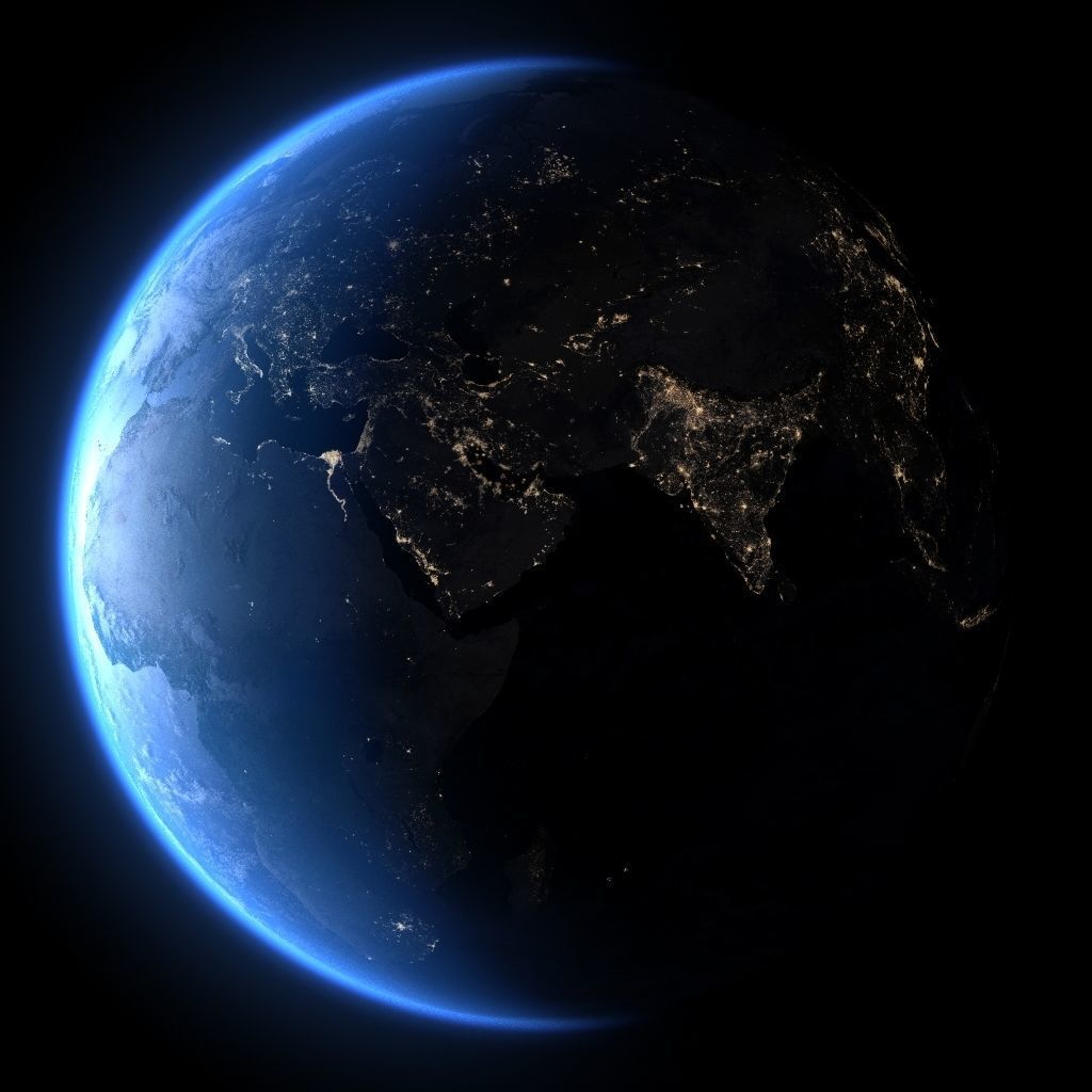 Earth in March 3D model_1