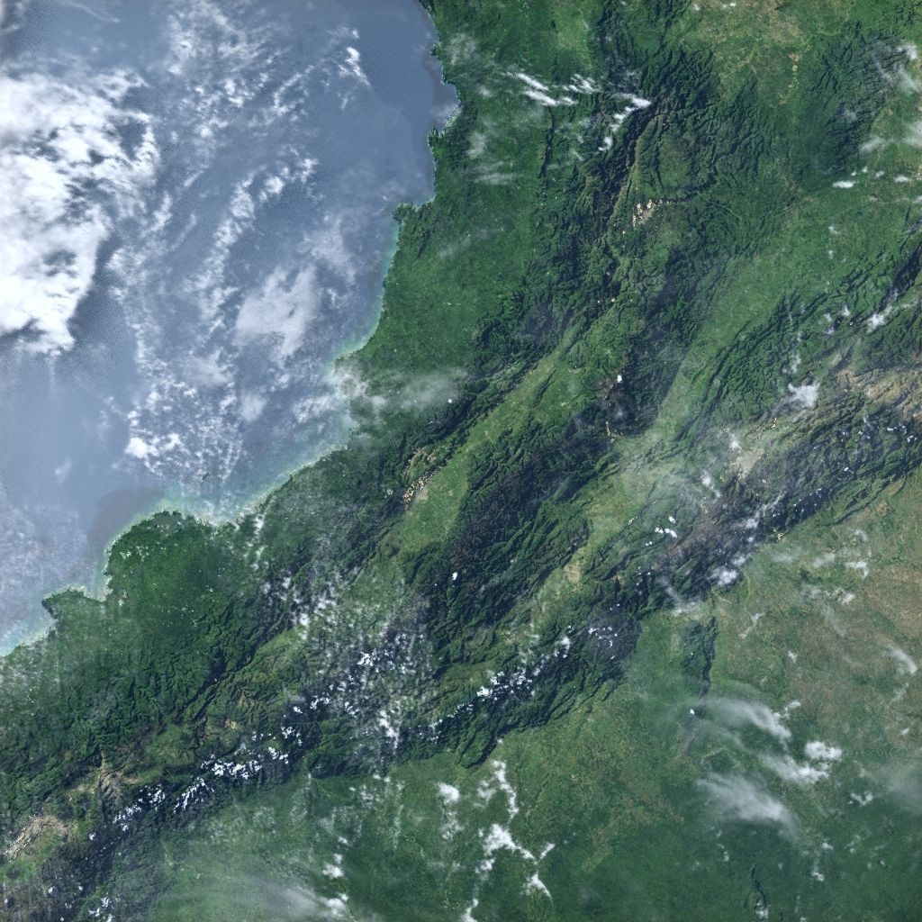 Earth in March 3D model_7