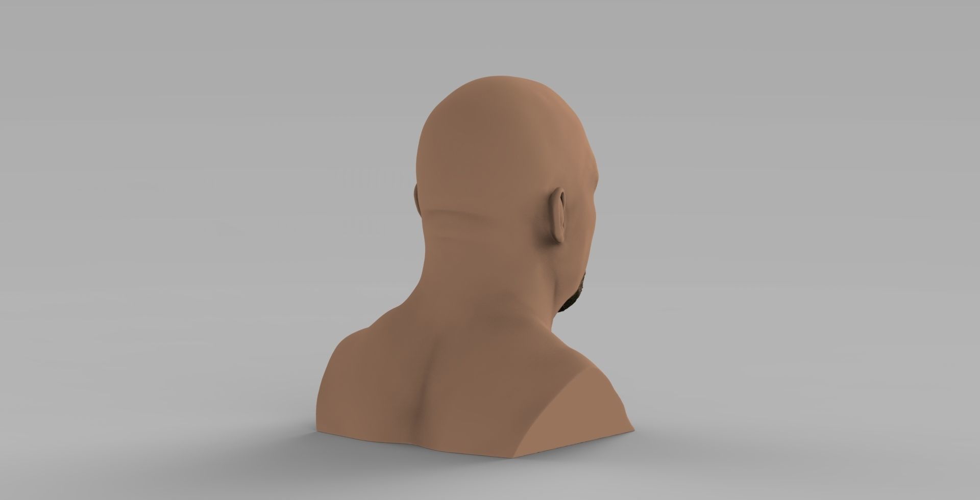 Stone Cold Steve Austin bust ready for full color 3D printing 3D print model_7