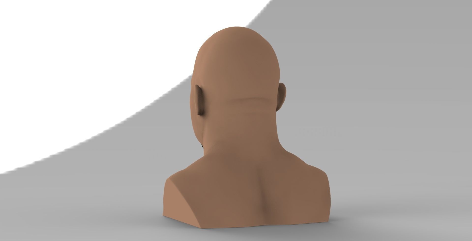 Stone Cold Steve Austin bust ready for full color 3D printing 3D print model_5