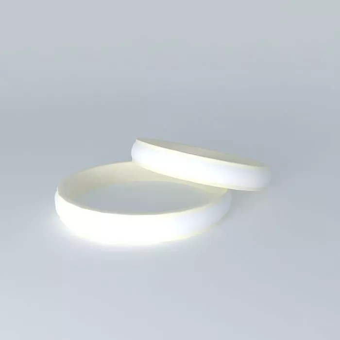 Ring pair of bangles Free 3D model