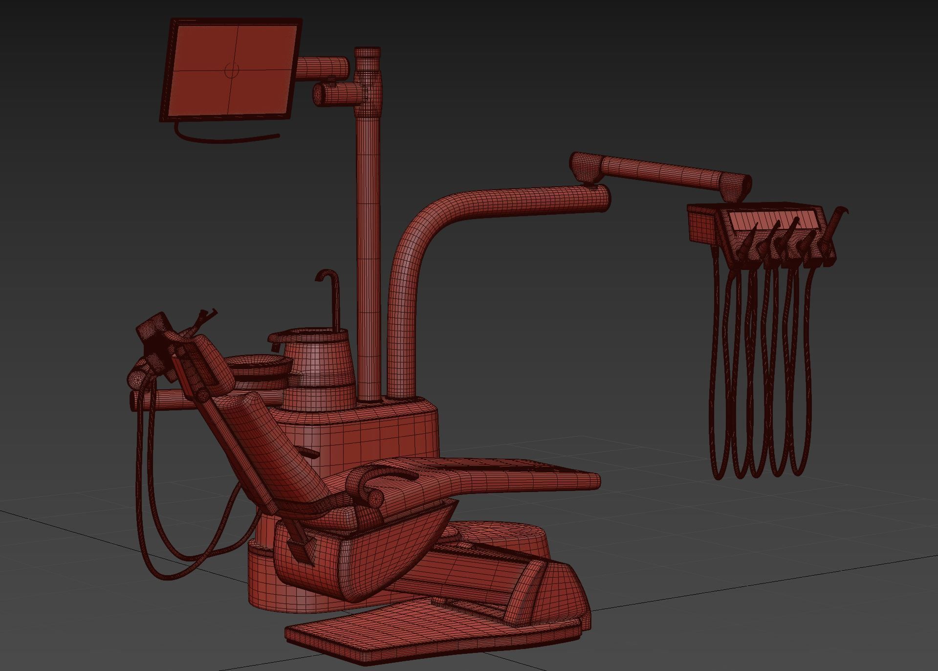 Dental chair KaVo Primus 1058 3D model_10