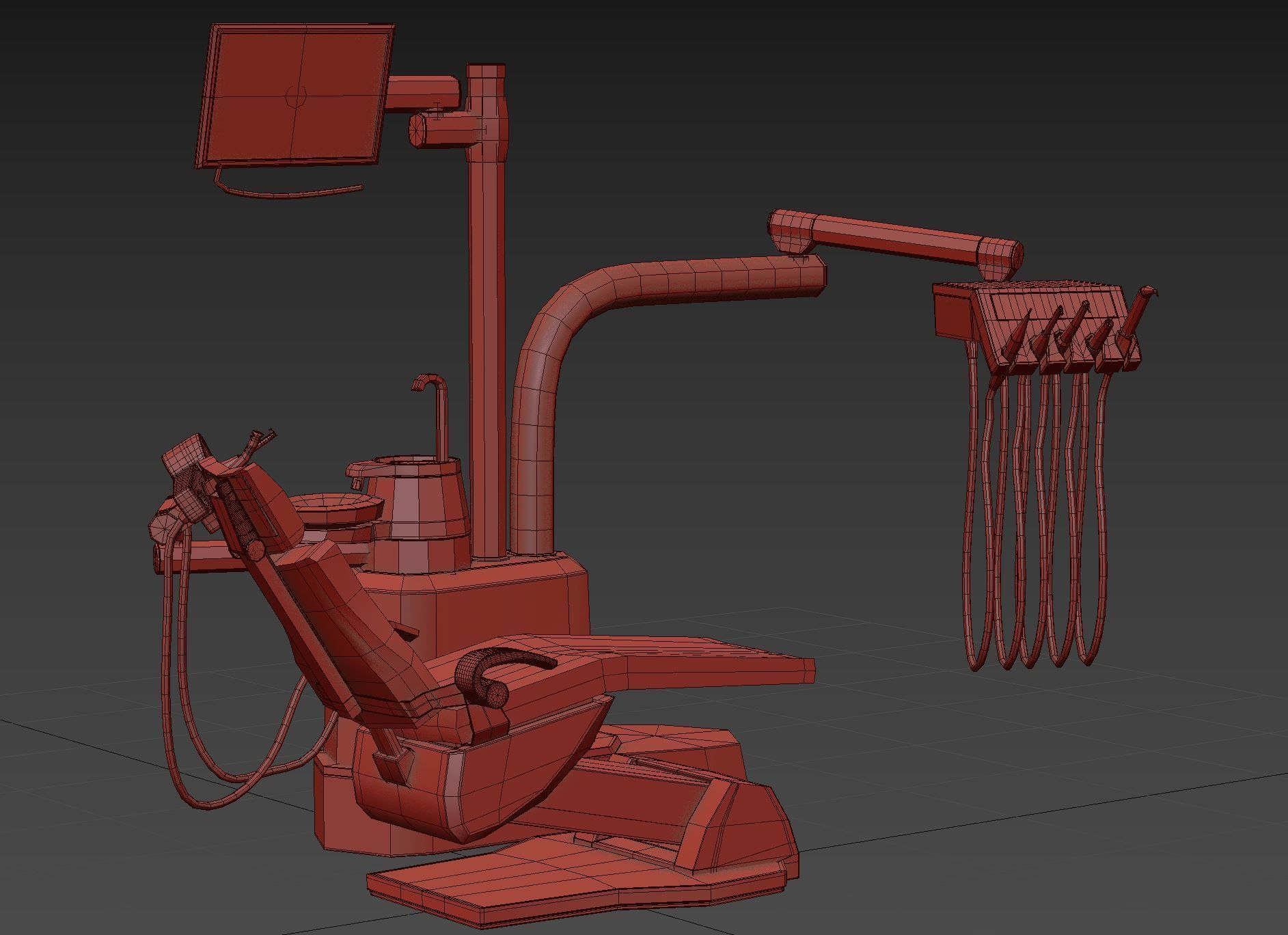 Dental chair KaVo Primus 1058 3D model_11