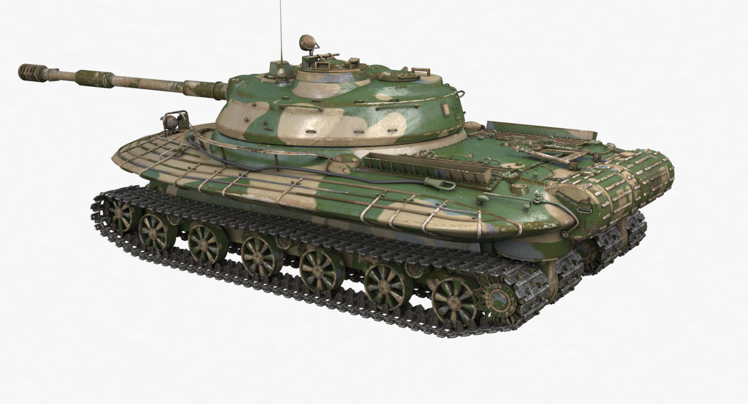 Tank Object 279 Vray 3D model_61