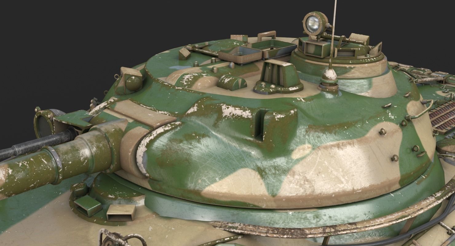 Tank Object 279 Vray 3D model_16