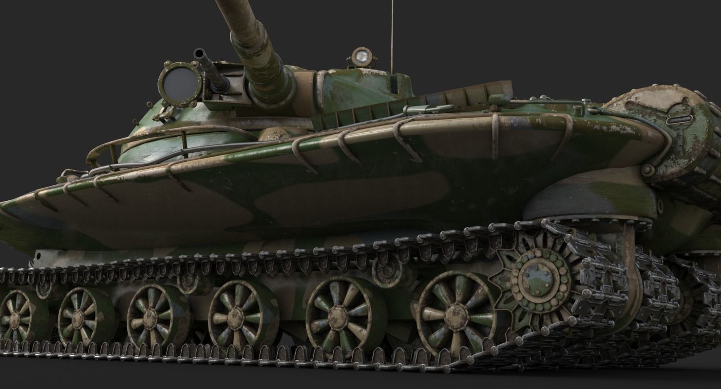 Tank Object 279 Vray 3D model_21
