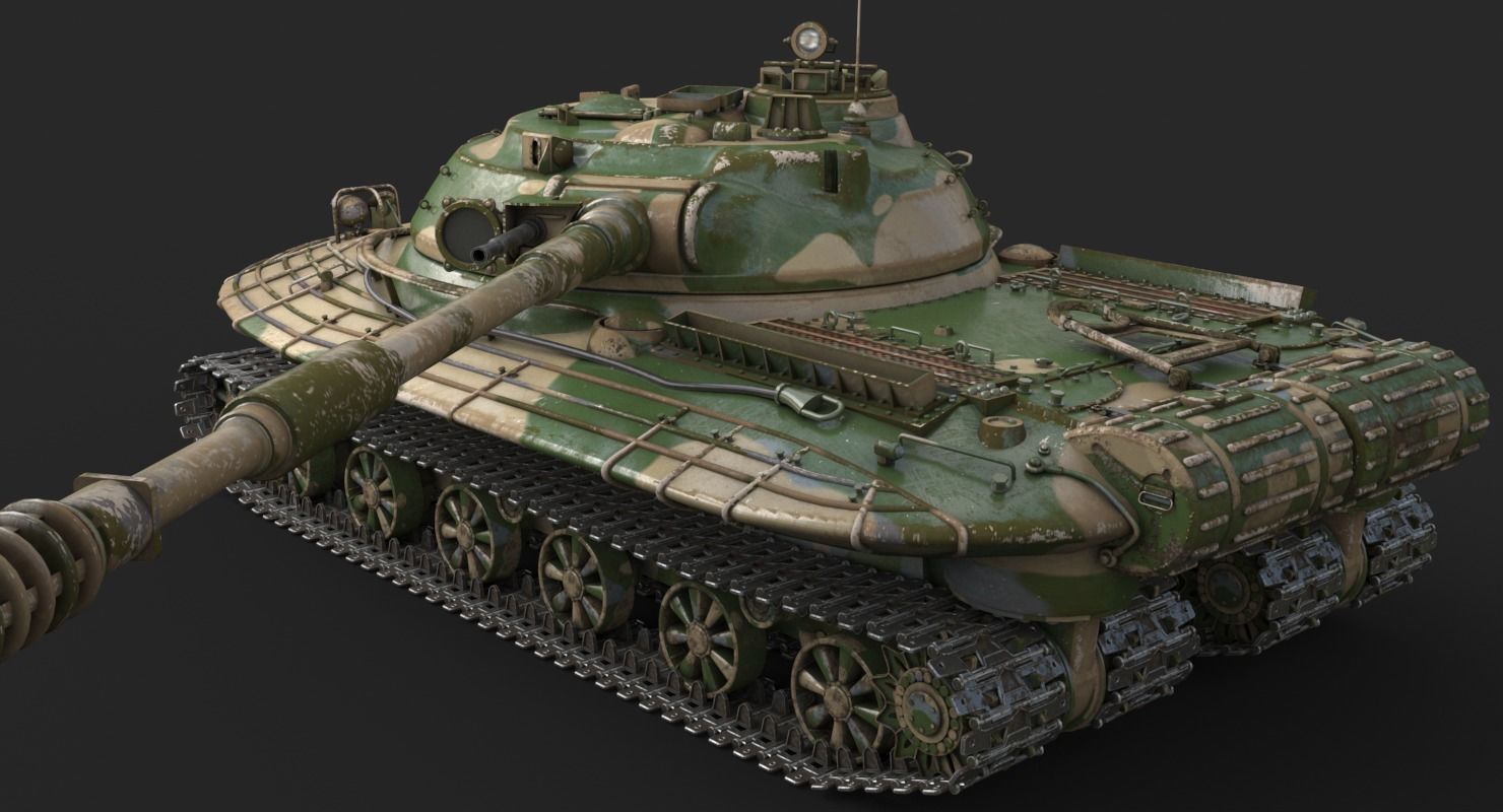 Tank Object 279 Vray 3D model_19